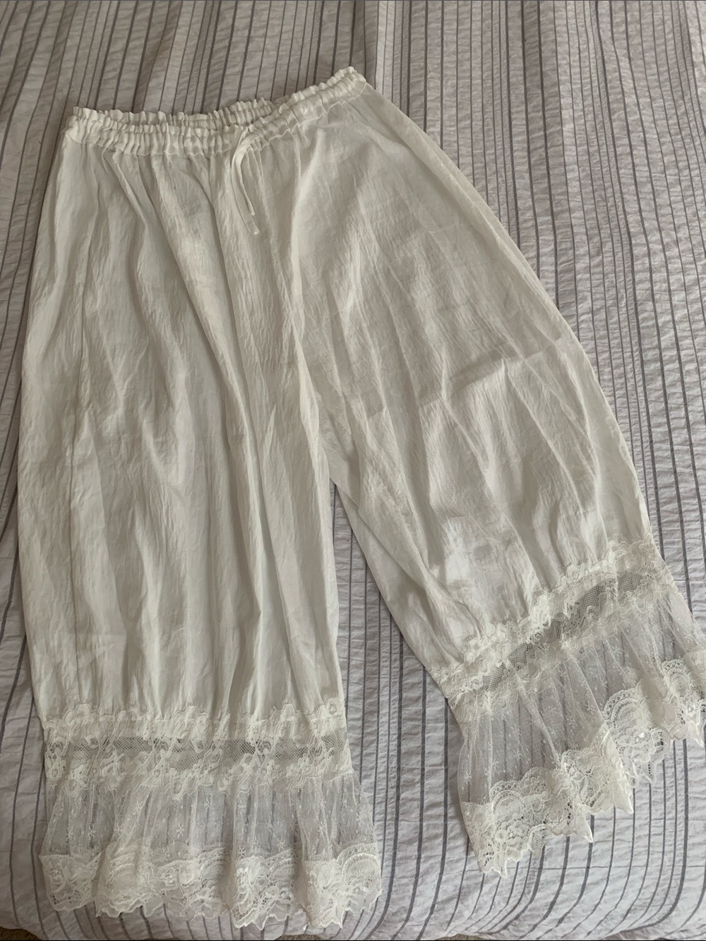 Cotton Bloomer Pants with Lace (Bloomers)